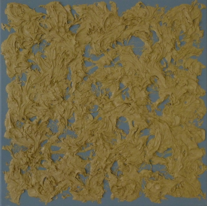 o.T. 2017, Silikon/Acryl - 40x40 cm o.T. , 2017, Silikon/Acryl - 40x40 cm